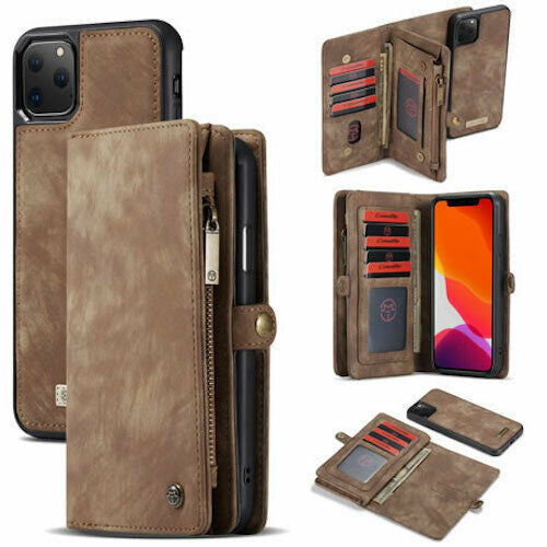 CaseMe Detachable 2-in-1 Zipper Wallet Case for Galaxy A80