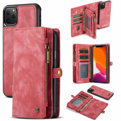 CaseMe Detachable 2-in-1 Zipper Wallet Case for Galaxy A80