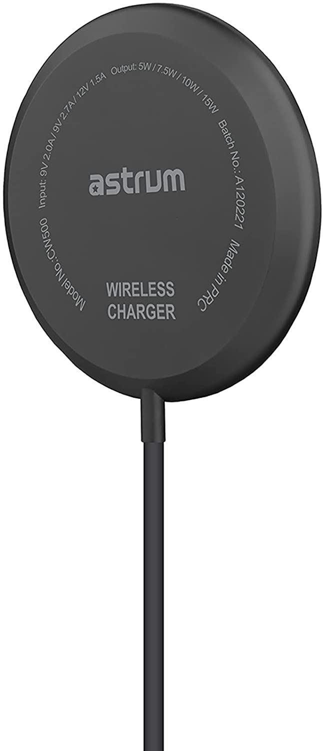 Astrum Magsafe 15W Wireless Charger Black