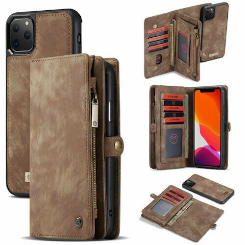 CaseMe Detachable 2-in-1 Zipper Wallet Case for Galaxy S20 Plus