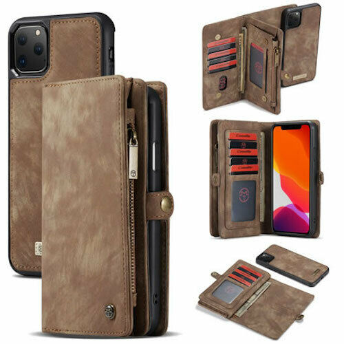 CaseMe Detachable 2-in-1 Zipper Wallet Case for iPhone X/XS