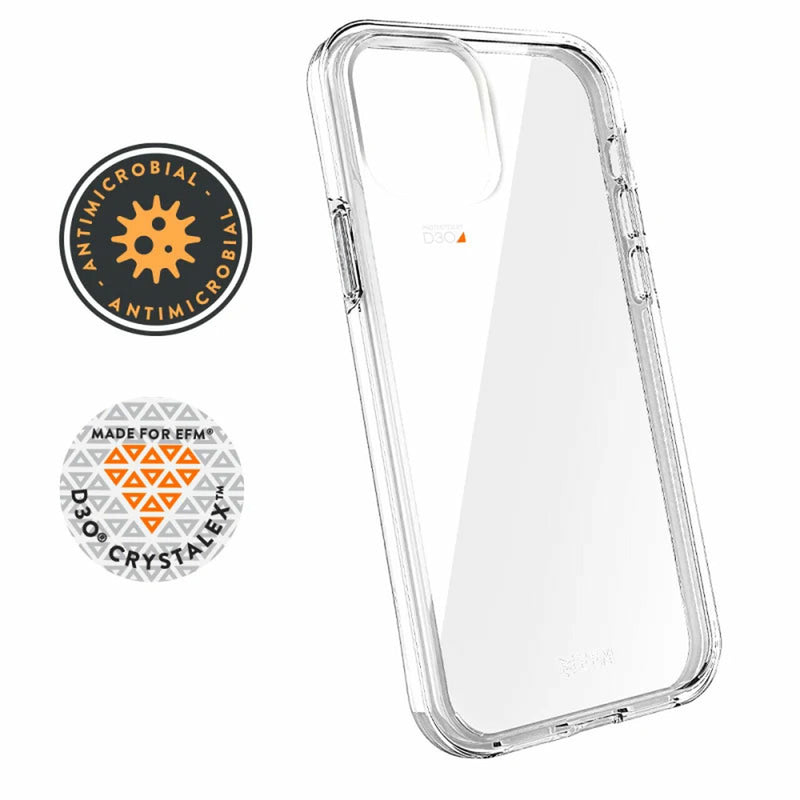 EFM Aspen Case Armour with D3O Crystalex - For iPhone 12 mini 5.4" - Crystal Clear