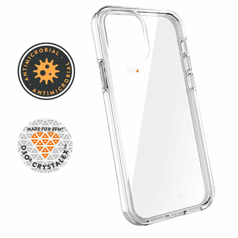 EFM Aspen Case Armour with D3O Crystalex - For iPhone 12/12 Pro 6.1" - Crystal Clear