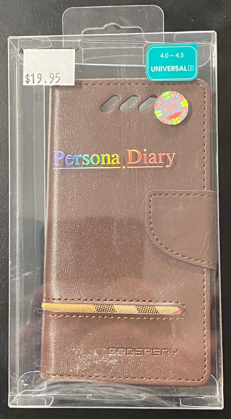 Goospery Persona Diary Universal Case (4.0” to 4.5”)