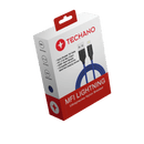 Techano Lightning USB Cable - Blue