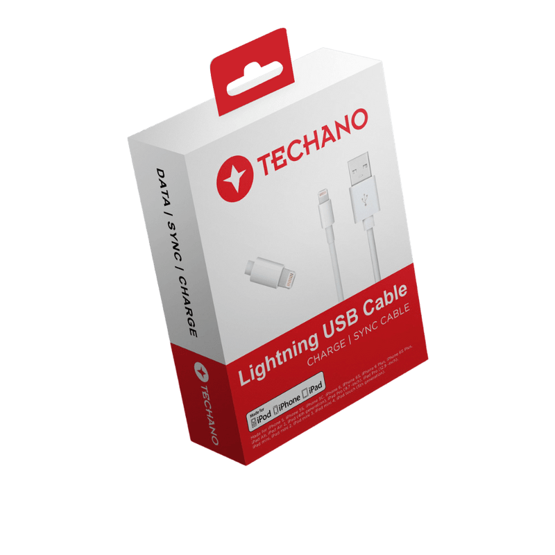 Techano Lightning to USB A 1m Cable