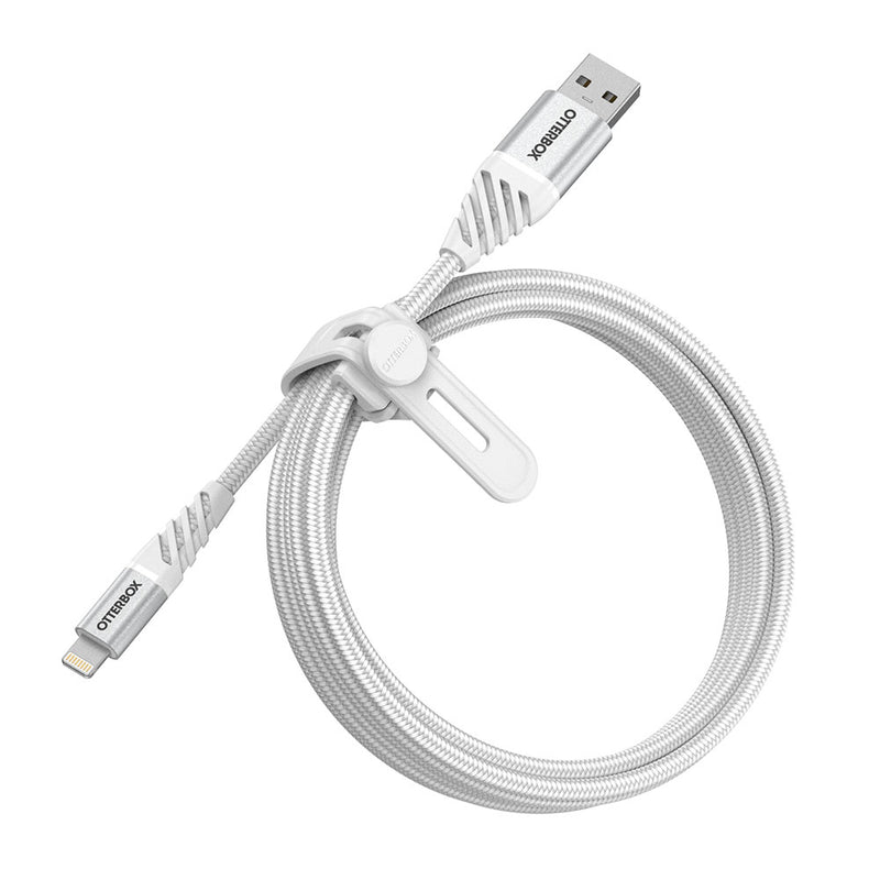 Otterbox Lightning to USB A Premium Cable 2m White MFI Certified
