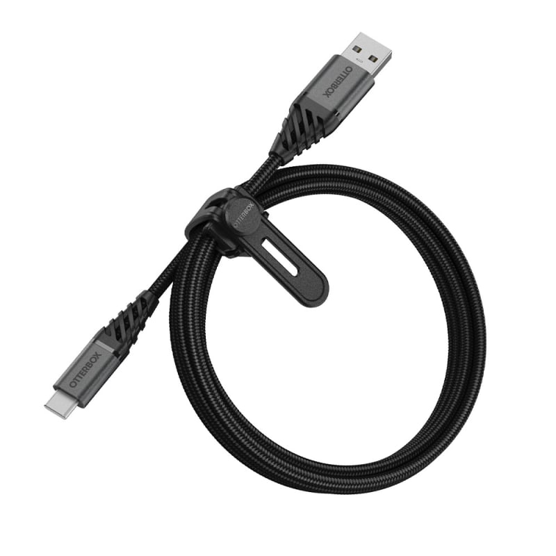 Otterbox Premium USB C - USB A 1m Cable - Black