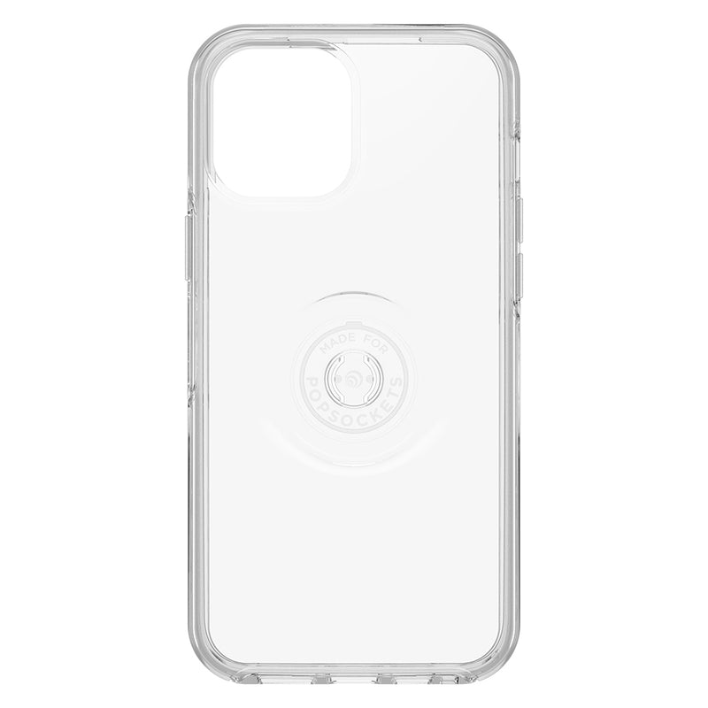 OtterBox Otter+Pop Symmetry Series Case - For iPhone 12 Pro Max 6.7" Clear