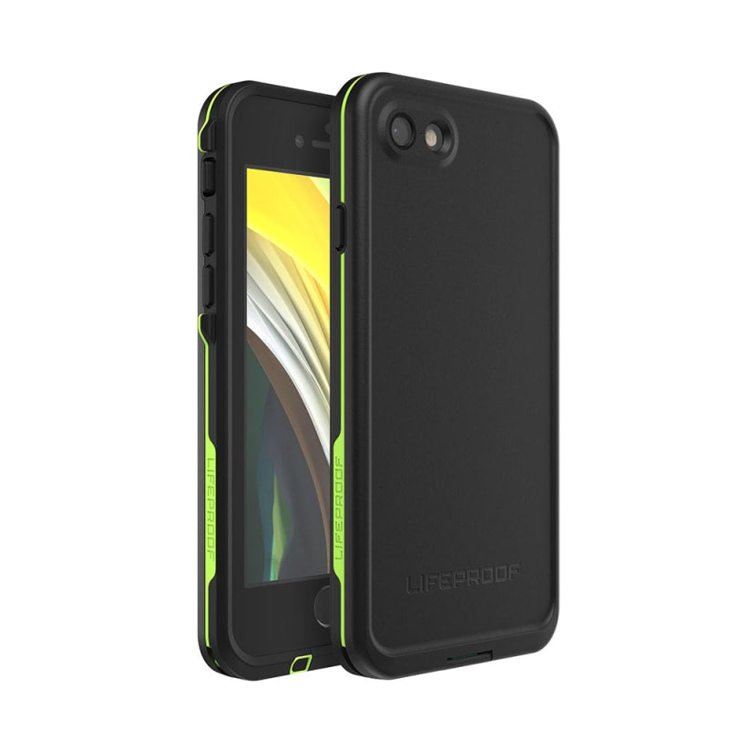 LifeProof Fre Case - For iPhone 7/8/SE 2020/ SE 2022 - Black/Lime