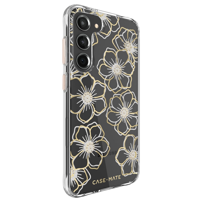 Case-Mate Floral Gems Antimicrobial Case for Galaxy S23 Plus