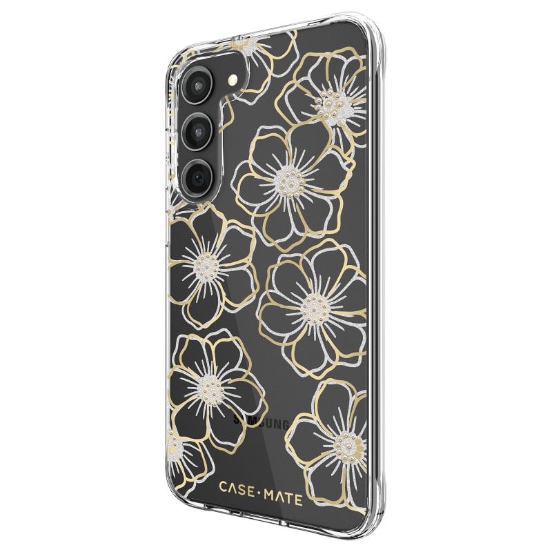 Case-Mate Floral Gems Antimicrobial Case for Galaxy S23 Plus