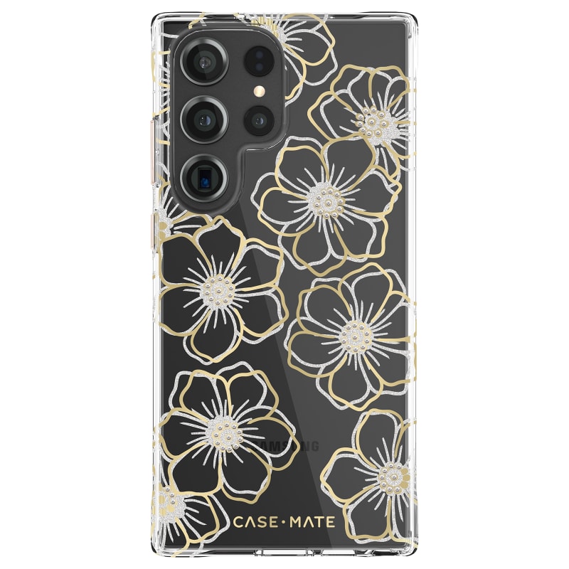 Case-Mate Floral Gems Antimicrobial Case For Galaxy S23 Ultra
