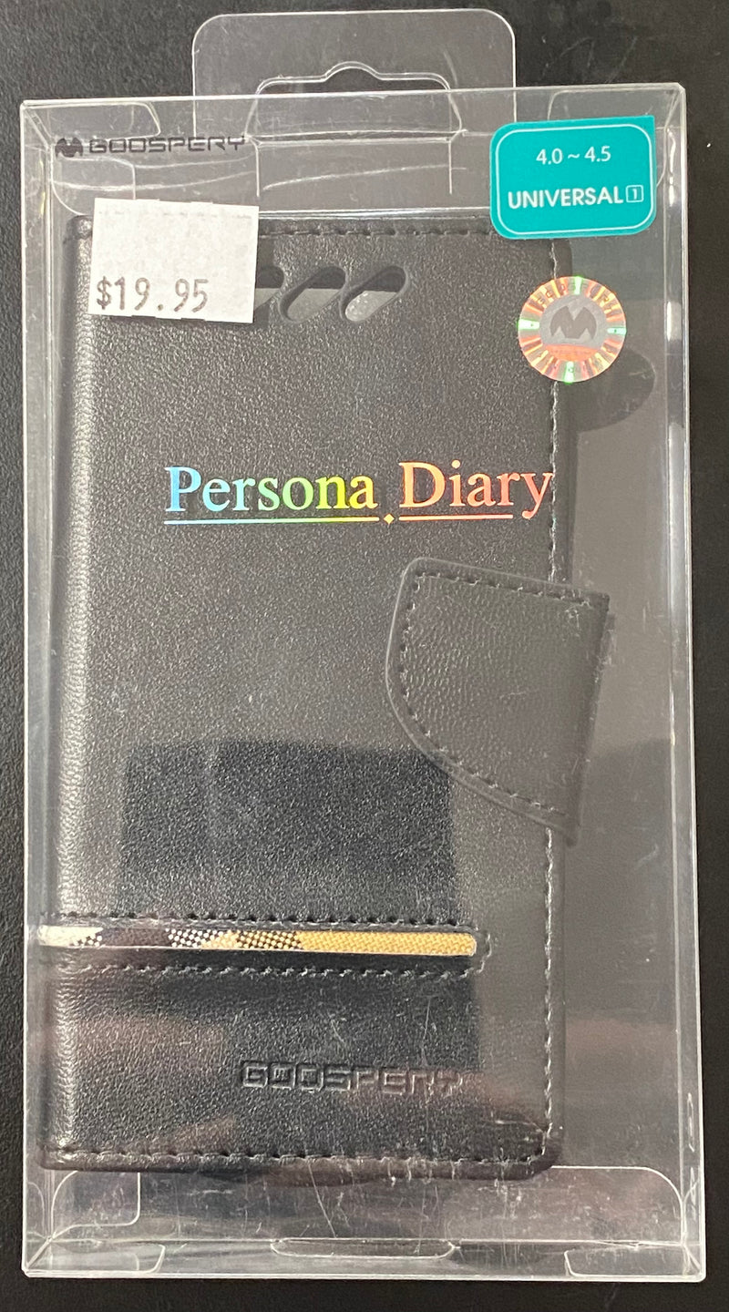 Goospery Persona Diary Universal Case (4.0” to 4.5”)