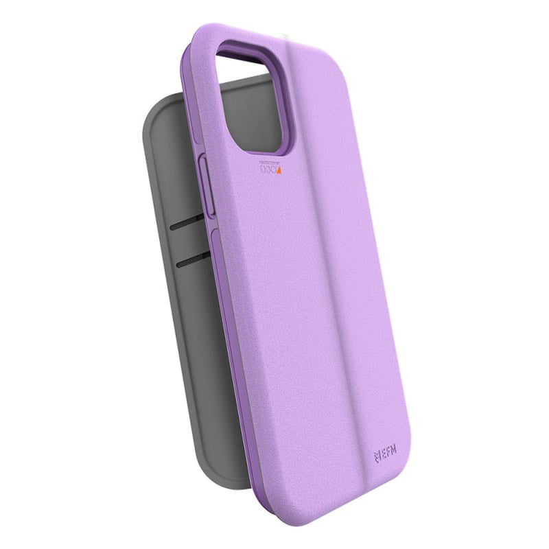 EFM Miami Wallet Case Armour with D3O - For iPhone 12 mini 5.4" - Heliotrope