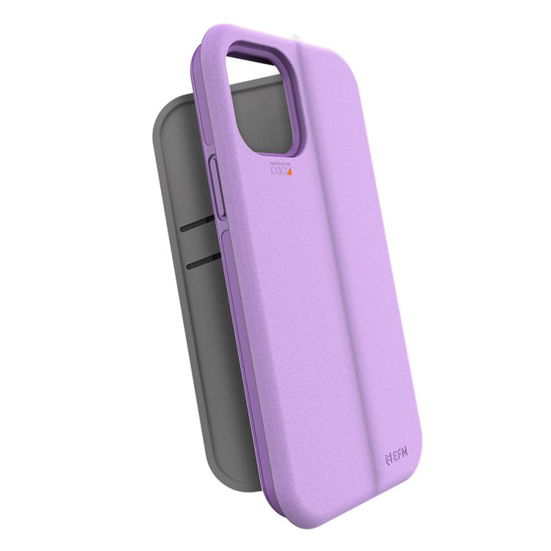 EFM Miami Wallet Case Armour with D3O - For iPhone 12 Pro Max - Heliotrope