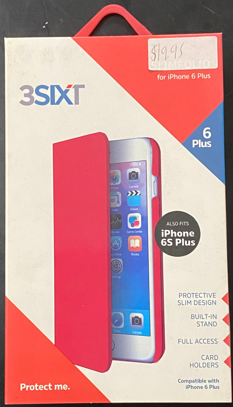 3SIXT Slim Folio iPhone 6 / 6S Plus Red