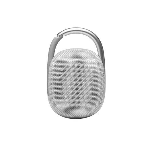 JBL Clip4 Bluetooth Speaker with Carabiner - White