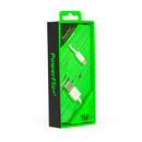 PowerFlo+ Lightning (MFI-Certified)  to USB-A 1m - White