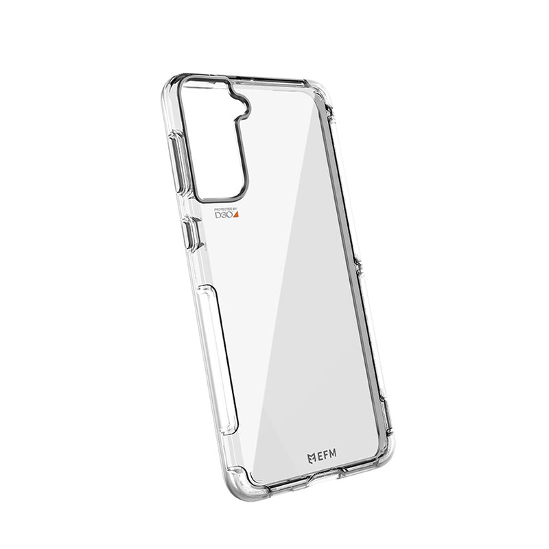 EFM Cayman Case Armour with D3O Crystalex - For Galaxy S21 - Frosted Clear