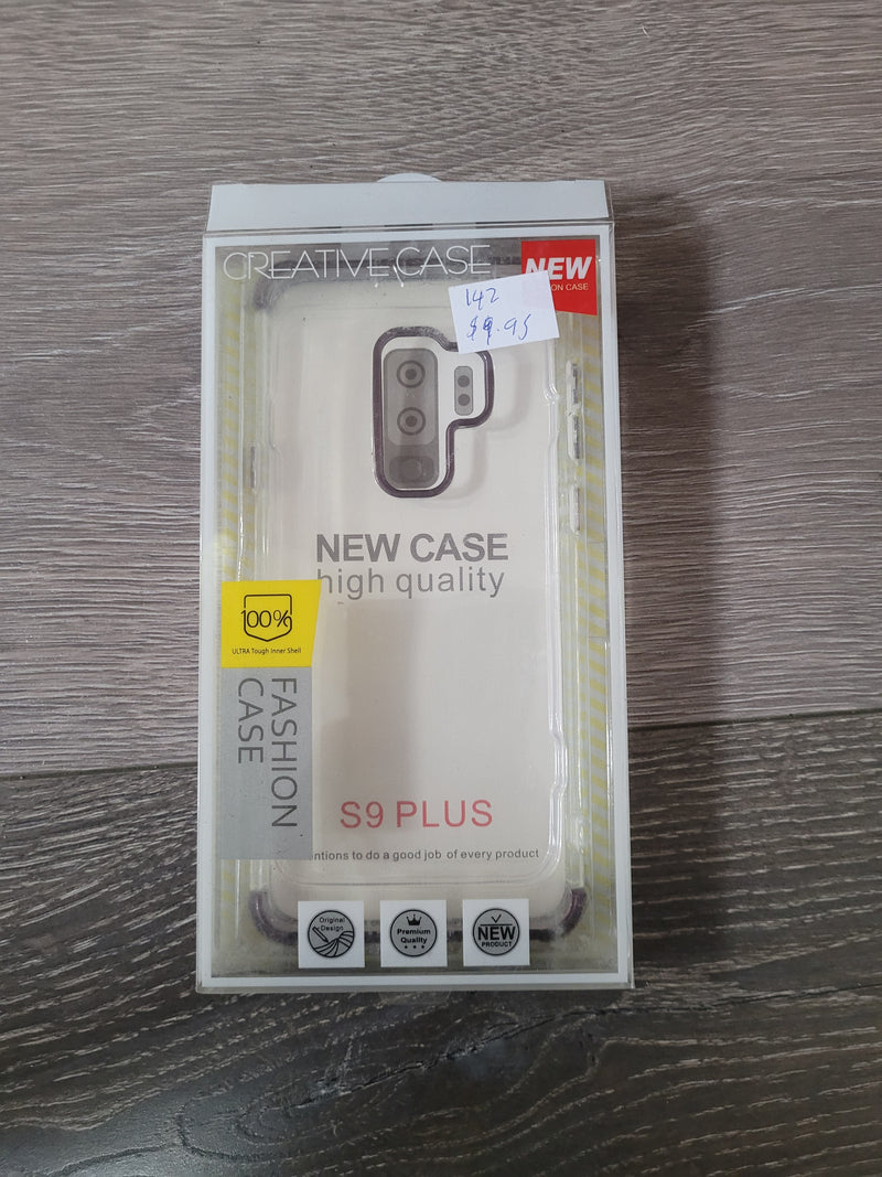 Fashion Case S9 Plus Clear / (Gold/Red/Black)