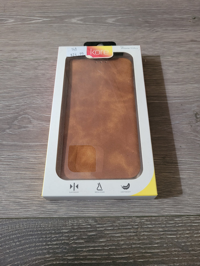 Kore Wallet Case iPhone 11 Pro Brown