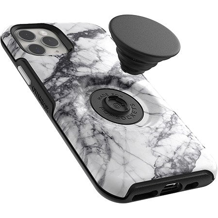 Otter + Pop Symmetry iPhone 11 Pro White Marble
