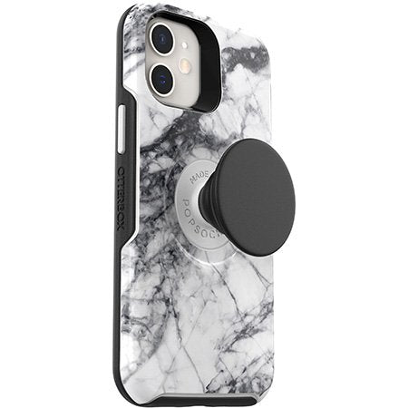 Otterbox Otter+Pop Symmetry Case - For iPhone 12 mini 5.4" White Marble