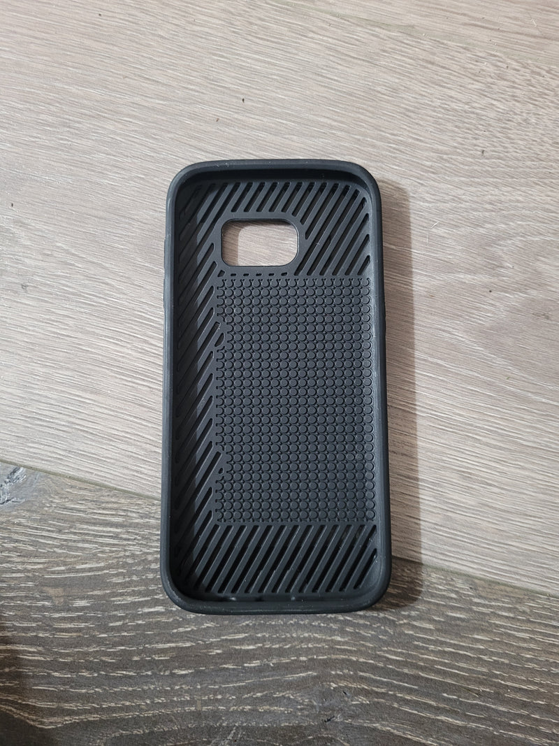 S7 edge Black Case with Card Holder